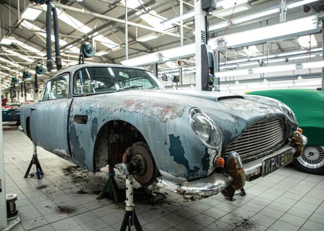 Aston Martin restores DB5 bought for £900